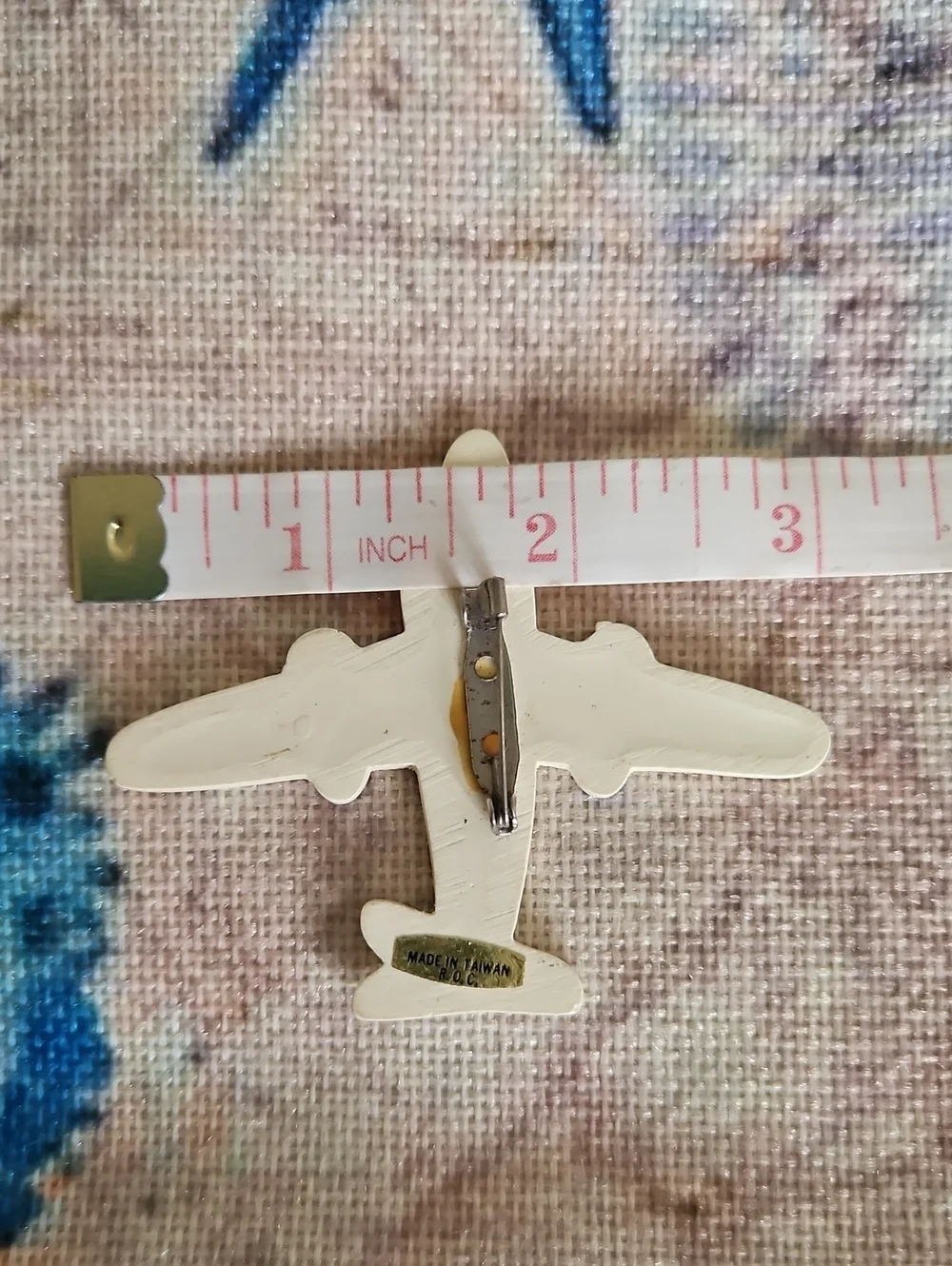 Vintage Airplane Brooch